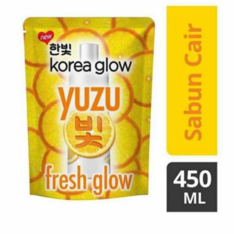 Sabun mandi cair Korea glow Yuzu 450 ml