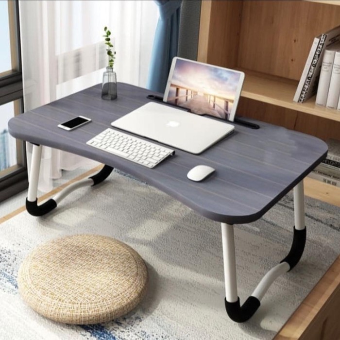 Meja belajar laptop portable lipat serbaguna