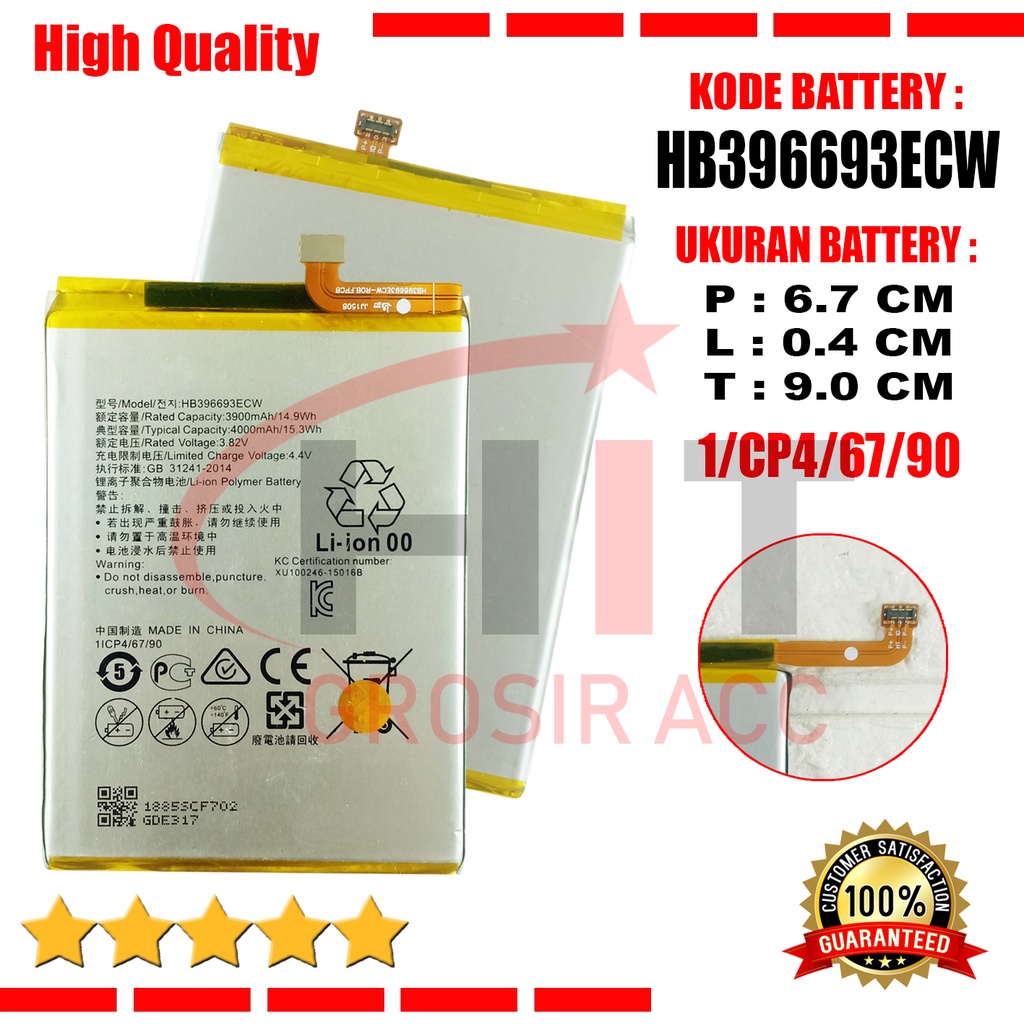 Battery Baterai HB396693ECW HUAWEI Mate 8 NXT AL10 TL00