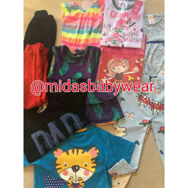 paket usaha baju bayi dan anak 25pcs