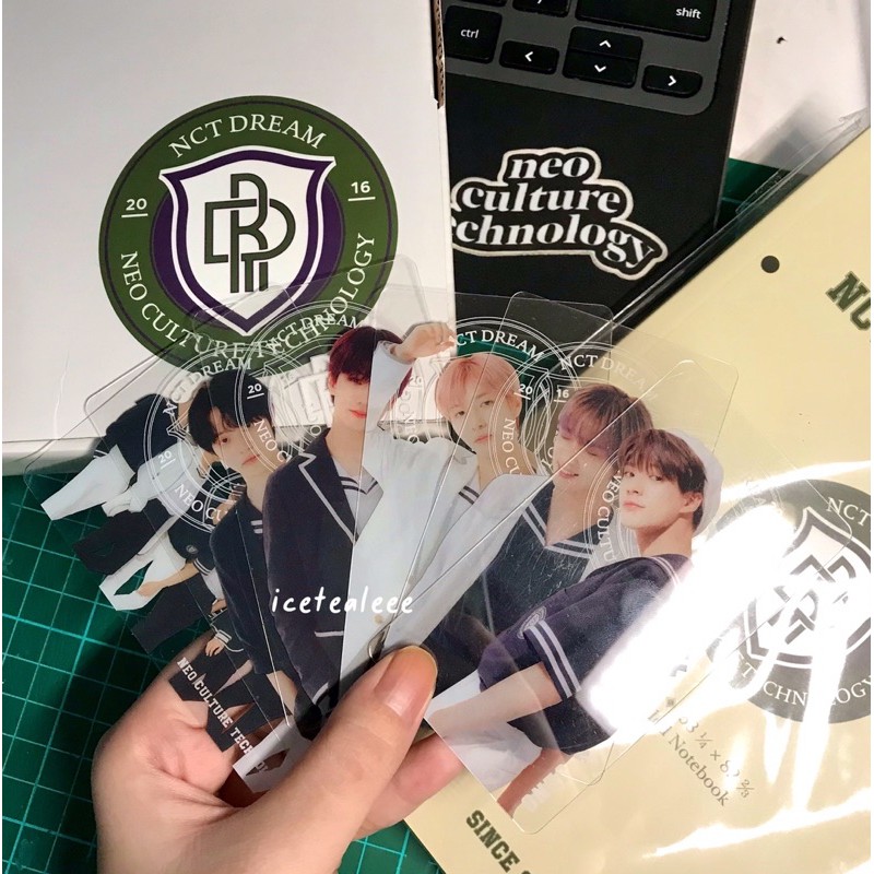 [ready stock] sharing back to school kit nct dream 2021 b2s kit b2sk bookmark notebook mini brochure