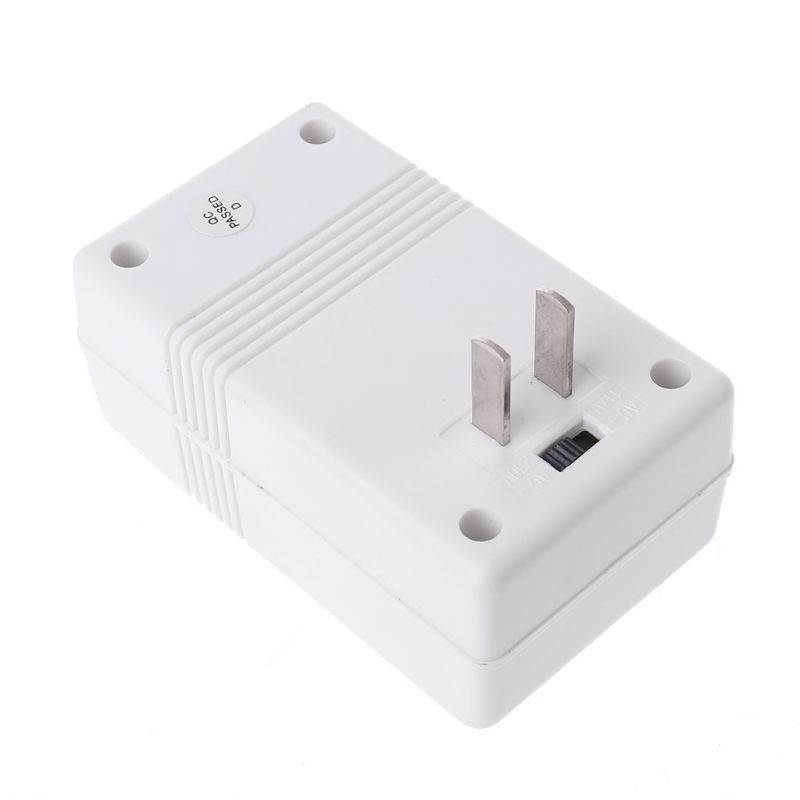 Btsg Konverter Tegangan 100W 110V/120V Ke 220V/240V Step-Up &amp; Down Voltage Converter Transformer Standard Plug Travel Adapt