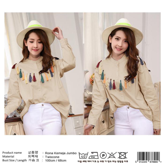 Stok Terbatas Rona Kemeja Rumbai Baju Grosir Tanah Abang