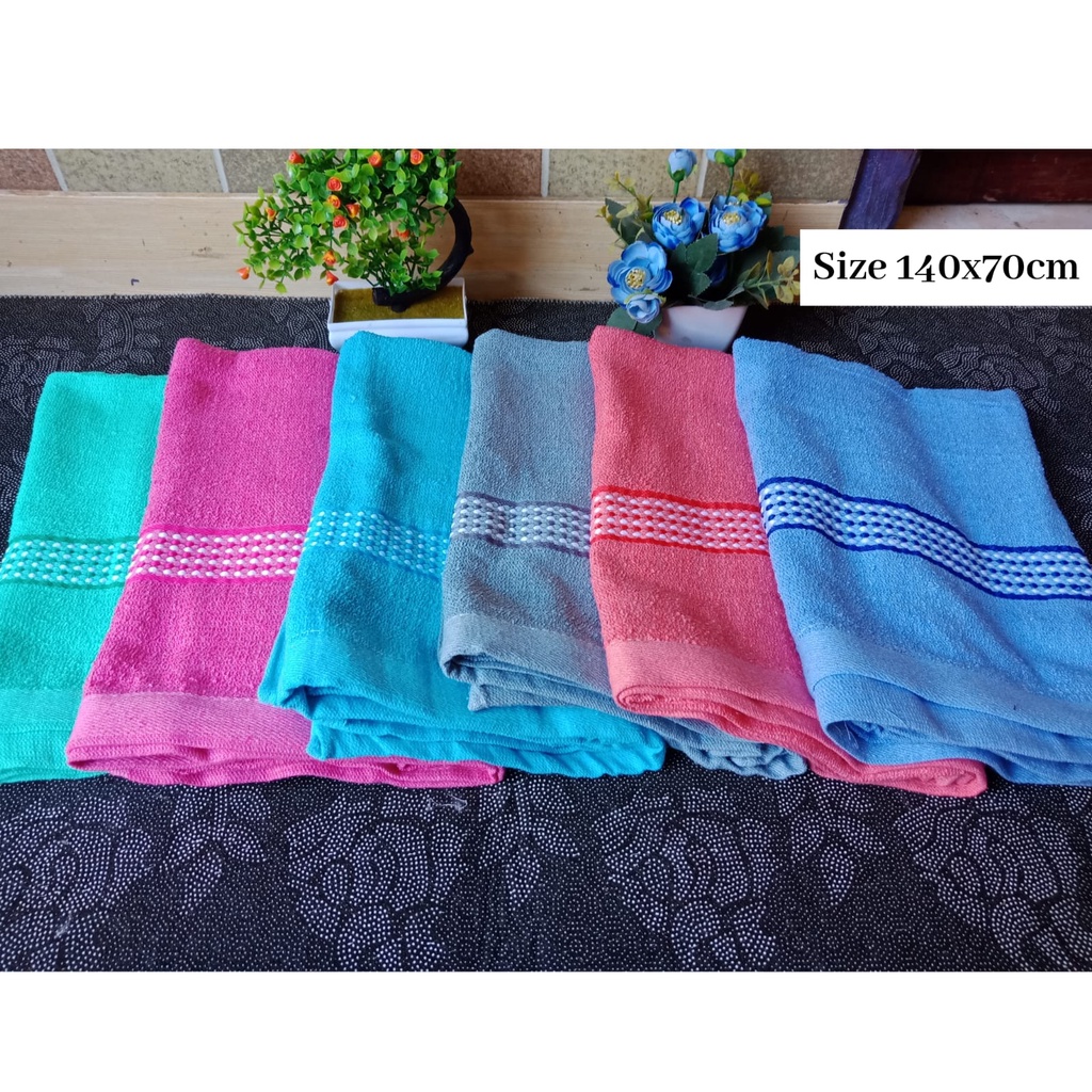 HANDUK MANDI DEWASA UKURAN 140 X 70 CM MUDAH MENYERAP AIR HANDUK MICROFIBER