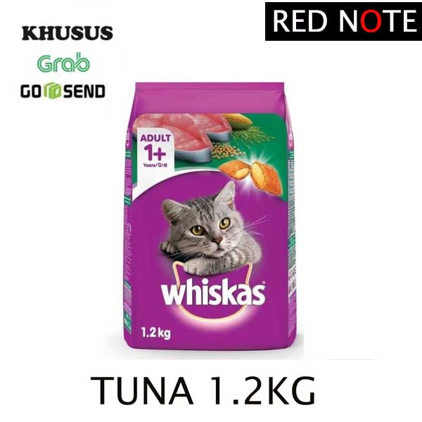 Whiskas Tuna 1.2kg (Grab/Gosend)