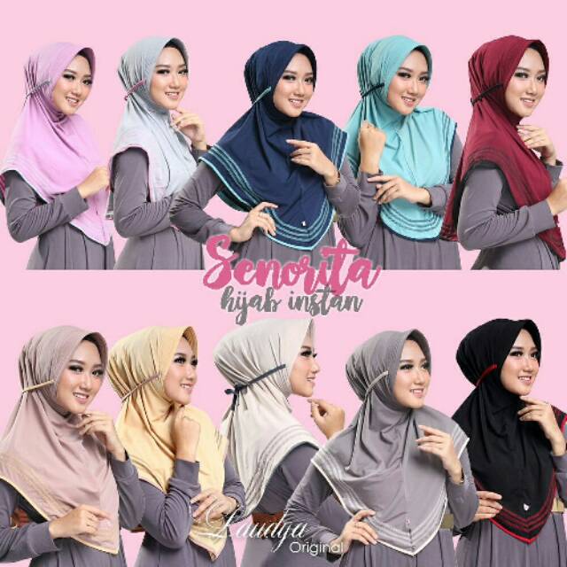 Hijab instan SENORITA BY LAUDYA ORIGINAL
