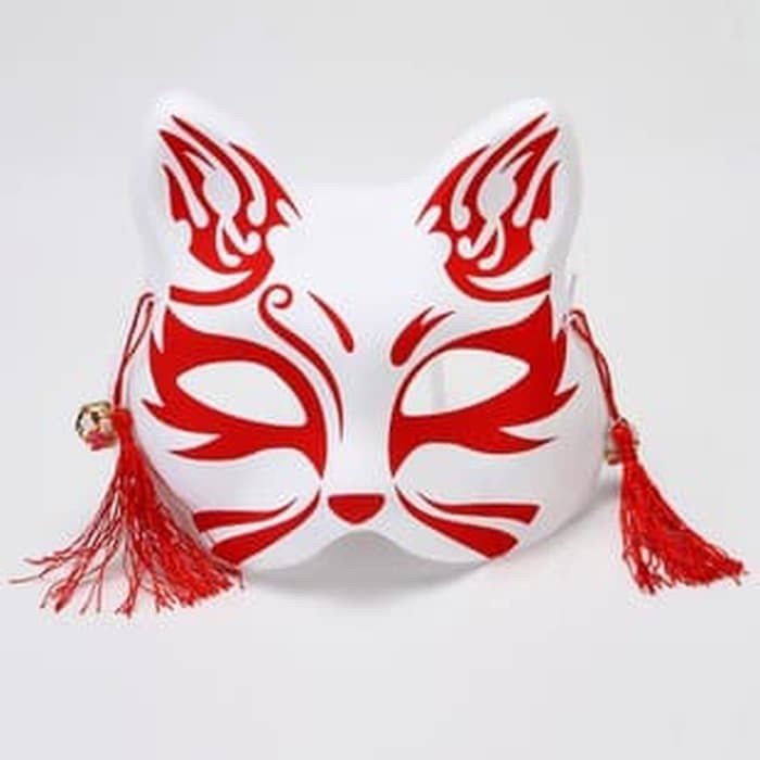 TOHK topeng kitsune fox bunkasai japanese festival mask halloween