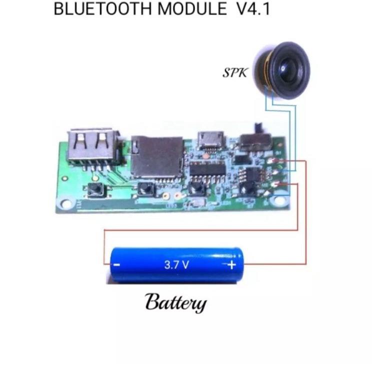 [KODE 6BWFC] Kit modul mp3 bluetooth + fm radio/pcb drive speaker bluetooth/modul spiker/mesin modul blutut/kit modul blutut