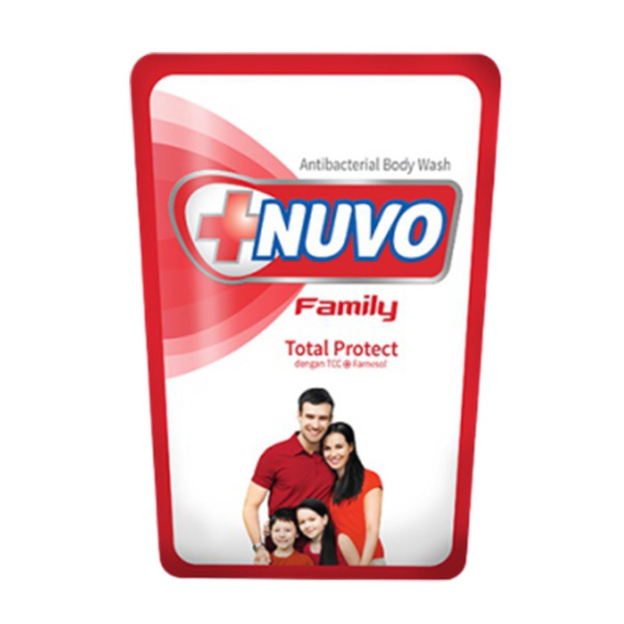 NUVO FAMILY  400 ml  REFILL   TOTAL PROTECT MILD PROTECT  ANTIBACTERIAL BODY WASH     SABUN MANDI CAIR