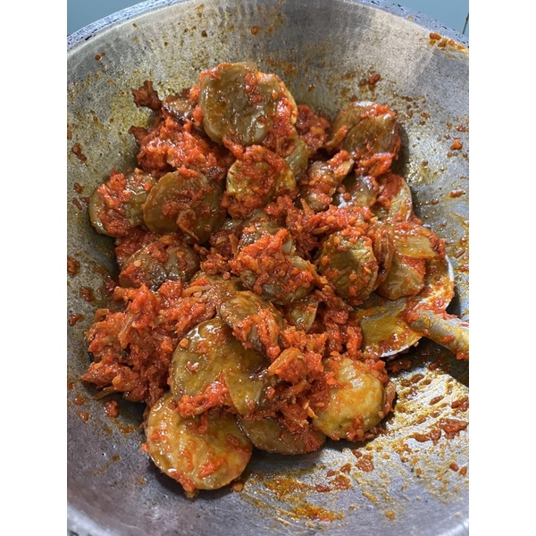 

jengkol teri cabe merah
