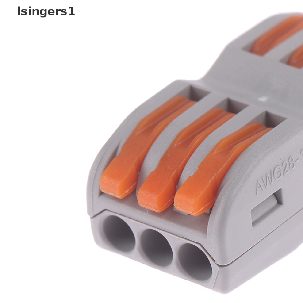 (lsingers1) Spl-1 2 3 Way Terminal Block Konektor Kabel Listrik Reusable
