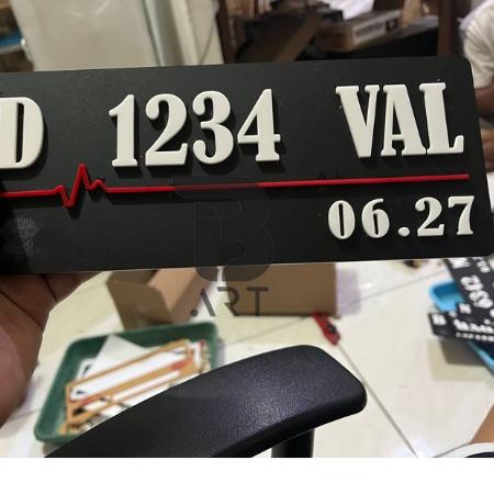 (TERBAIK) Plat Nomor Timbul Aklirik / Plat Nomor Aklirik Motor / Plat Nomor Motor Variasi / Plat Nom