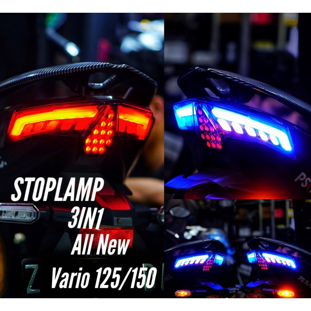 Jual STOPLAMP NEW HONDA VARIO 150 STOPLAMP 3IN1 NEW HONDA VARIO 150 Acc