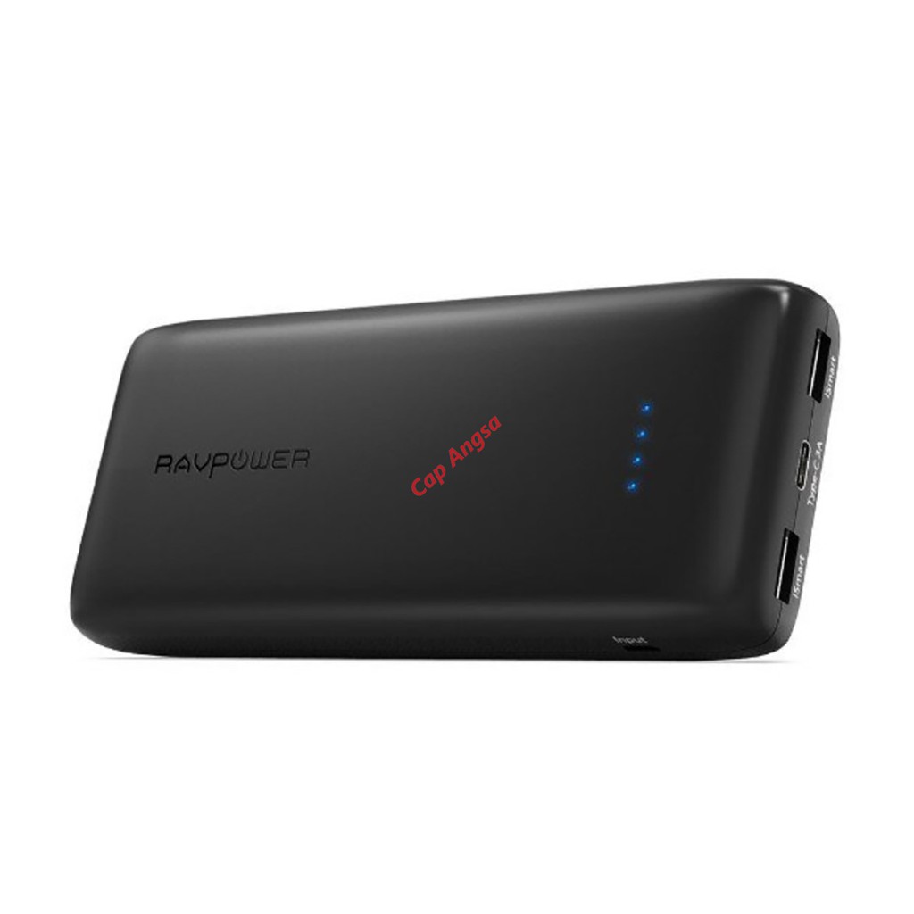 POWERBANK FAST CHARGING 22000mAh RAVPower QUICK CHARGE RAV POWER TYPE C MICRO USB DUAL INPUT