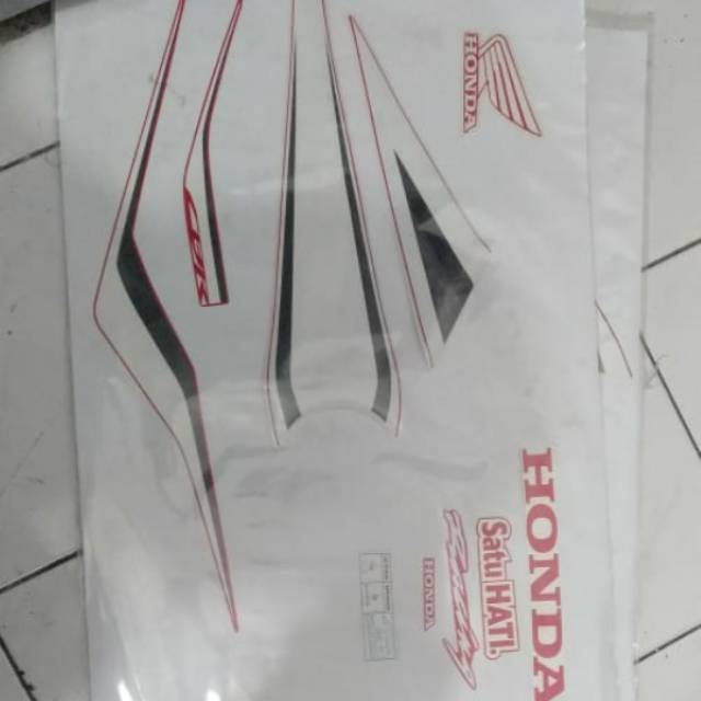 Stiker polet striping set cbr150r facelift  original