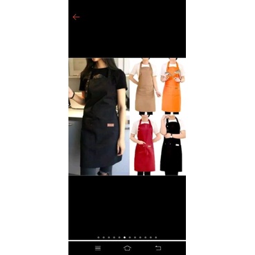Apron Korean Celemek Masak Celemek Dapur Appron chef Epron untuk masak