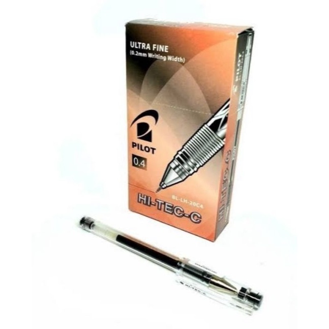 

Pulpen HI-TEC-C Pilot 0.4 mm Hitam & Biru Pen Hi-Tec-C (Satuan)