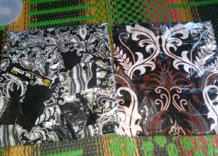 Kemeja Batik Lengan Panjang Size M L Xl Xxl Xxxl