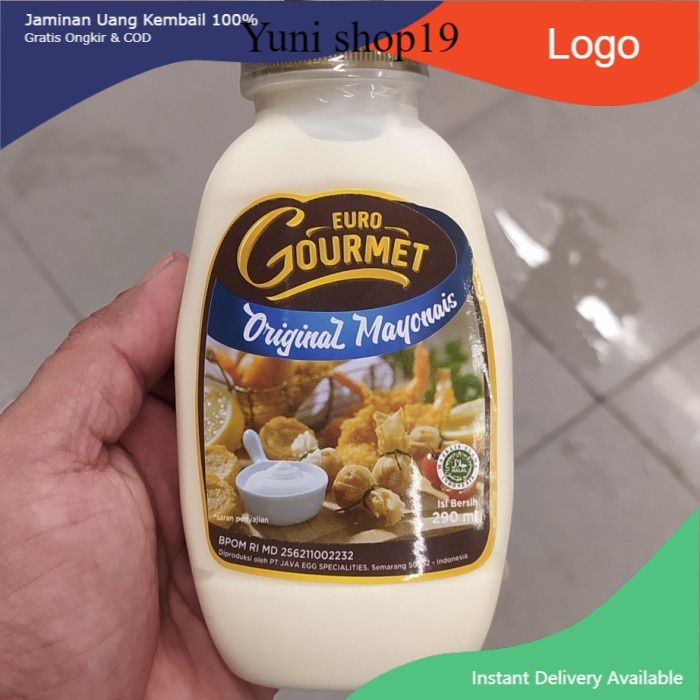 

euro gourmet original mayonese- mayones 290g