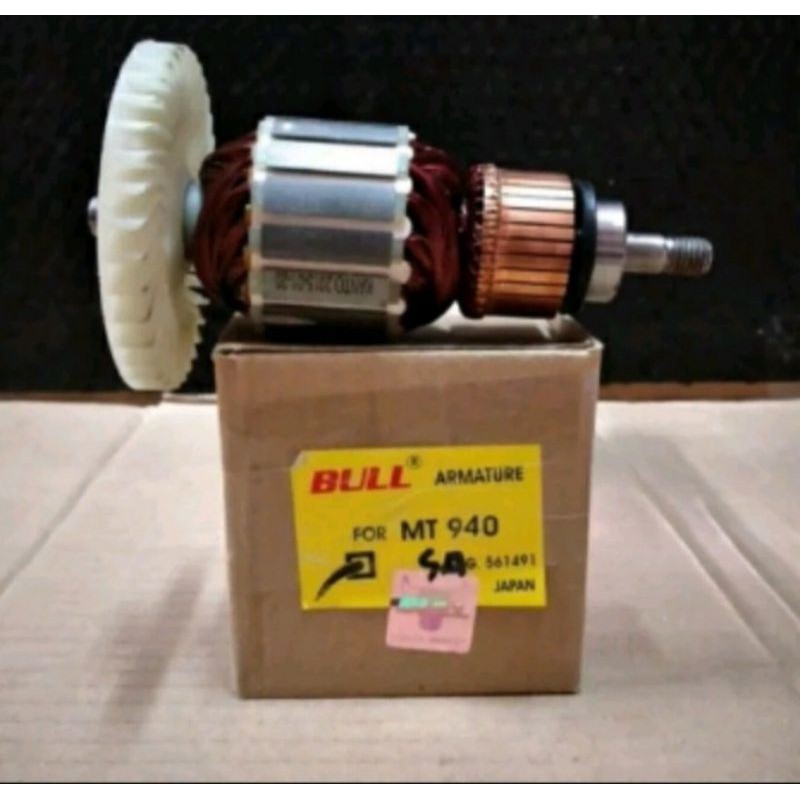 armature /angker mt940 untuk mesin amplas belt sander maktec