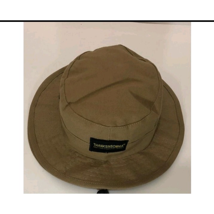 Topi Bucket Pria/Wanita Thanksinsomnia - Topi Bucket Distro Terbaru - Topi Bucket Tali Rimba Keren