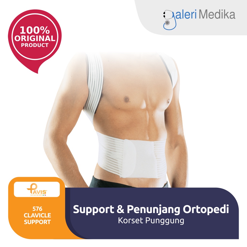 PAVIS 576 Clavicle Support (Penopang Bahu) - Korset Penopang Persendian Bahu