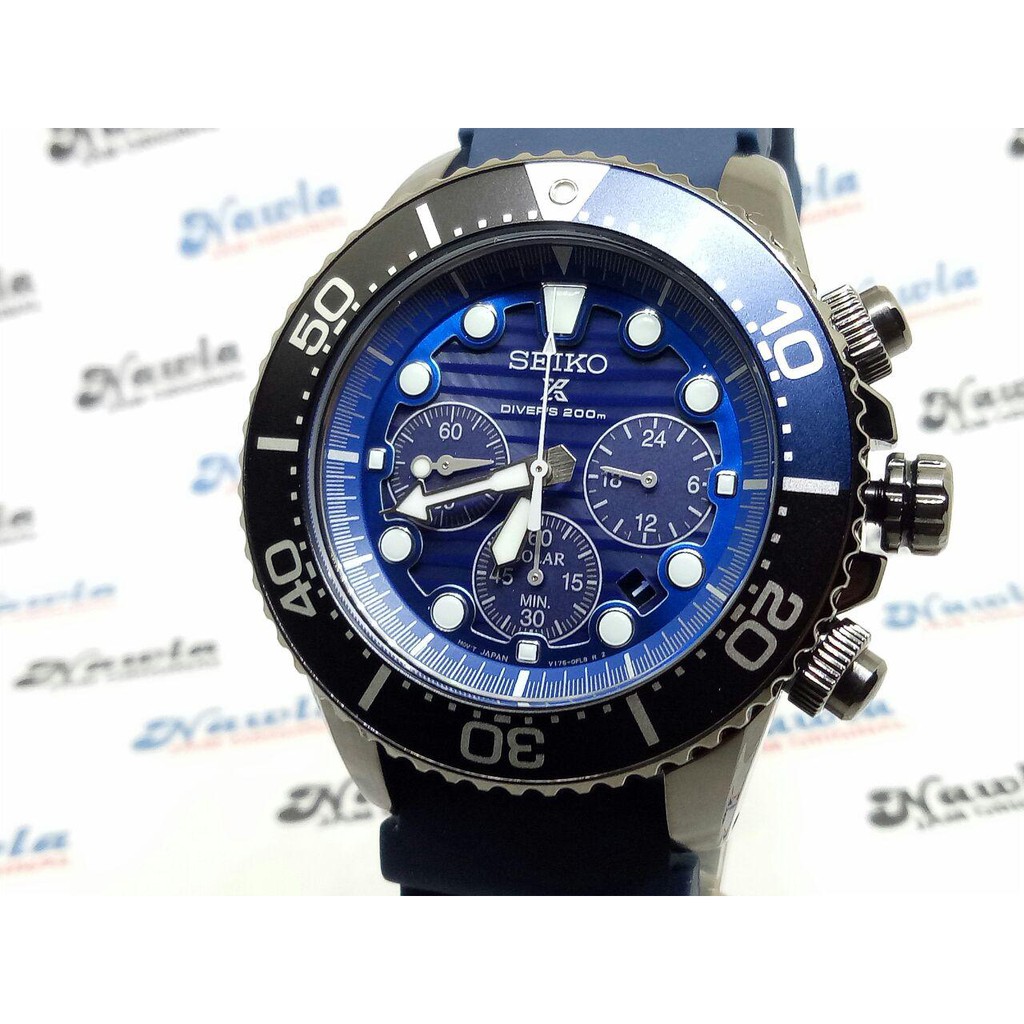 Seiko Prospex SSC701P1 Solar Save the Ocean - Jam Tangan Pria SSC701