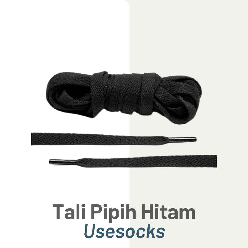 Tali Sepatu Pipih / Tali Sneakers Gepeng / Tali Jaket / Tali Aksesoris