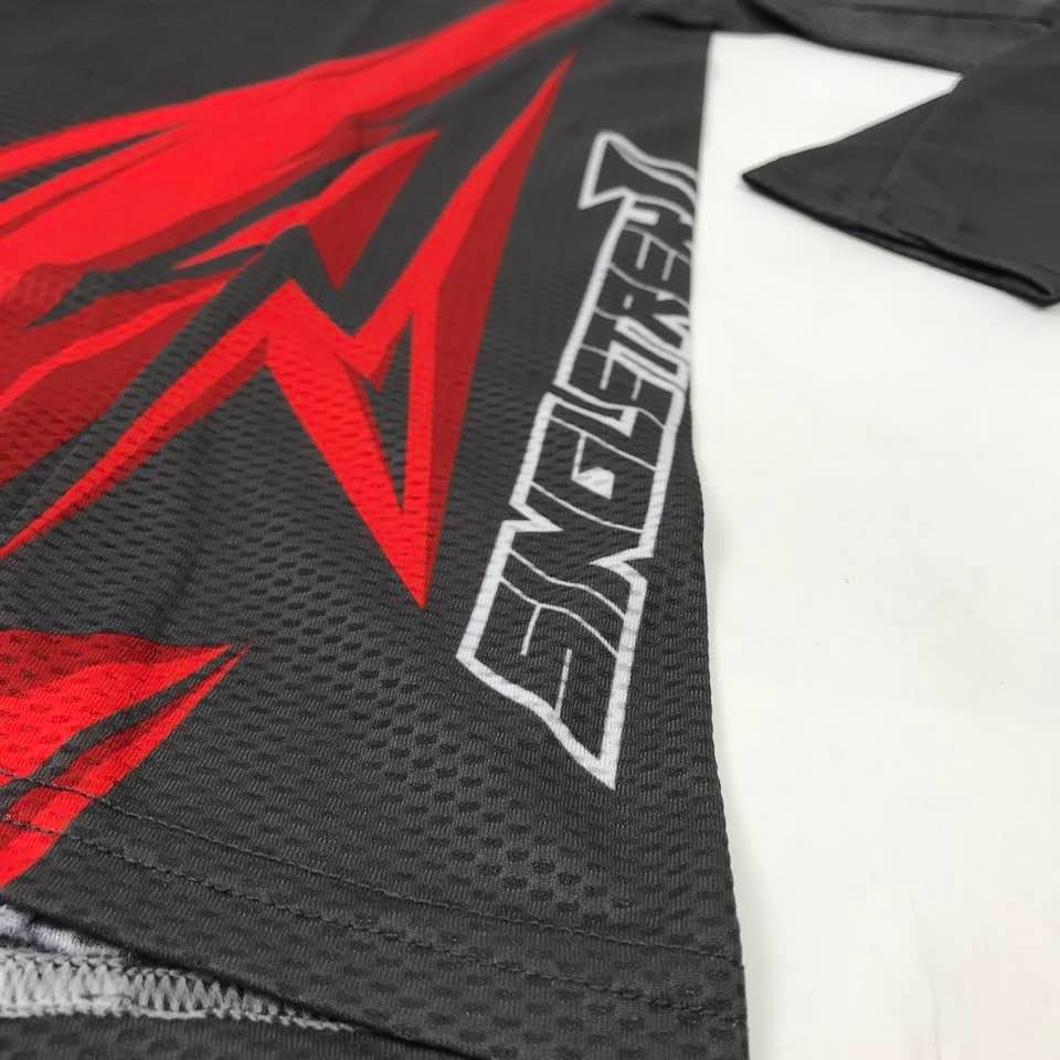 BIG SIZE Jersey Sepeda Singletrek1 CarbonX9 Cooltech JCS Red Long