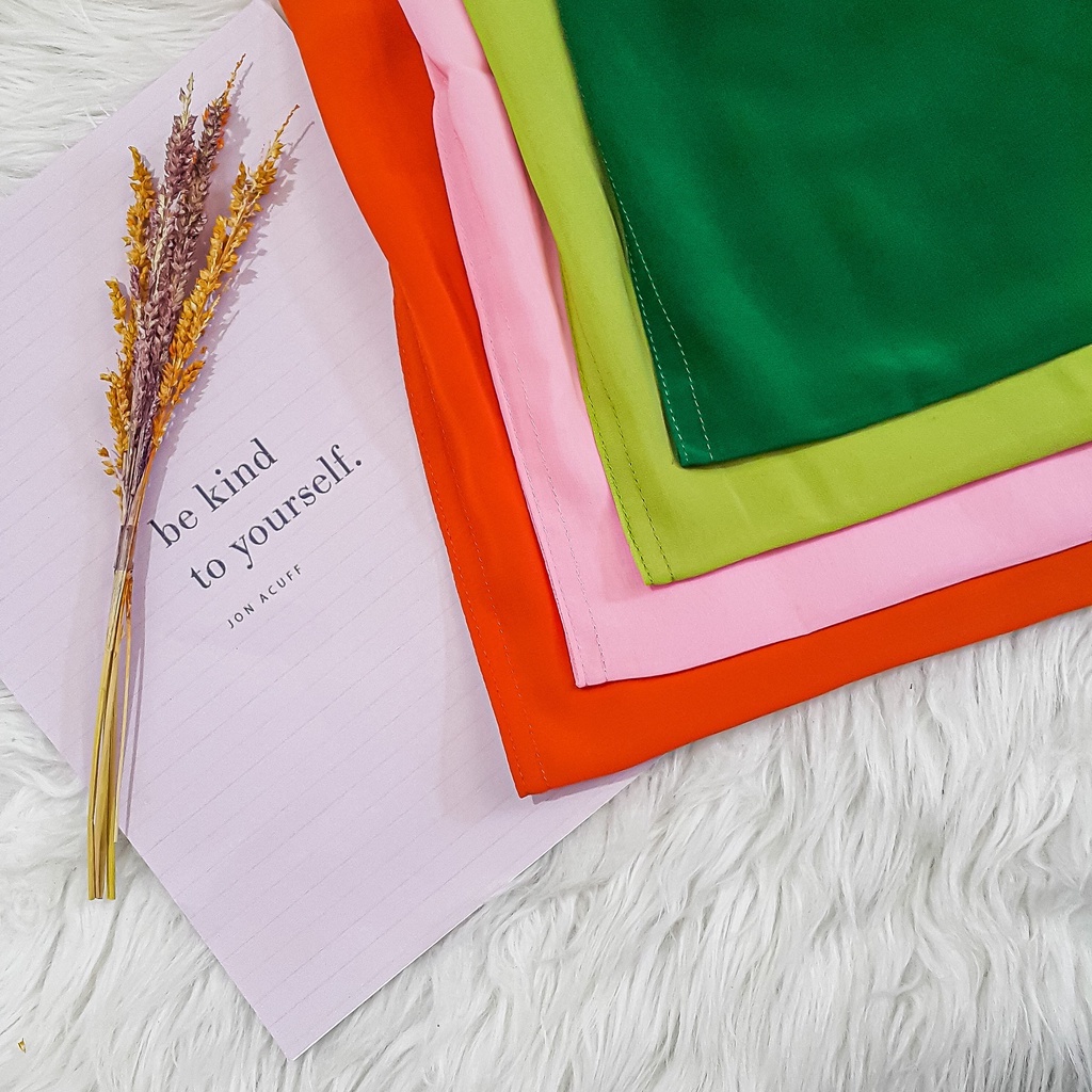 ZHARUFA - KERUDUNG AZNII /HIJAB MUSLIM INSTANT/(PINK, ORANGE, HIJAU DAUN, HIJAU TUA)