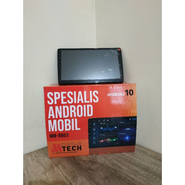Head unit mtech android mm8803 - tv android mtech - tv android 9 inch mobile tech