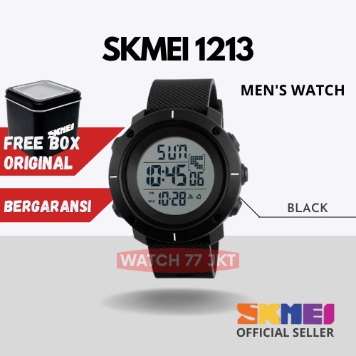 Jam Tangan Pria Digital Original Anti Air Murah Skmei 1213