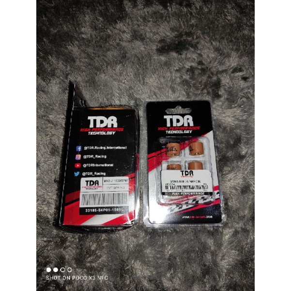 PAKET UPGRADE PER CVT MIO J dan roler mio j merk TDR