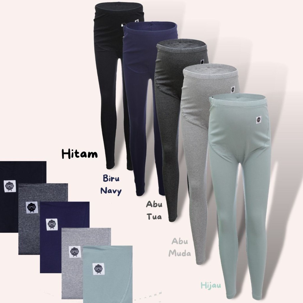 Legging Hamil Panjang Highwaist HJ133 Maternity Legging By chelyne