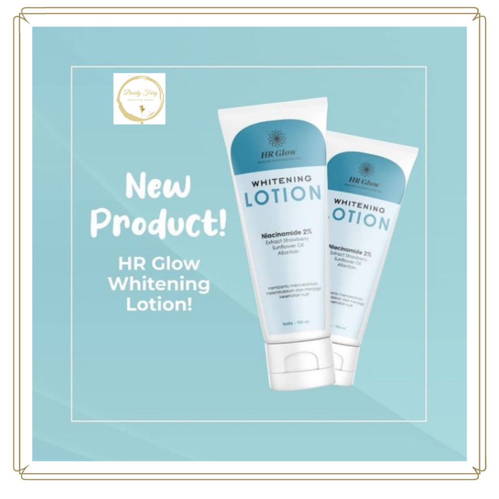 HR GLOW Whitening Body Lotion Booster Niacinamide 2% 100ml | Hand Body | Dosting | BodyLotion