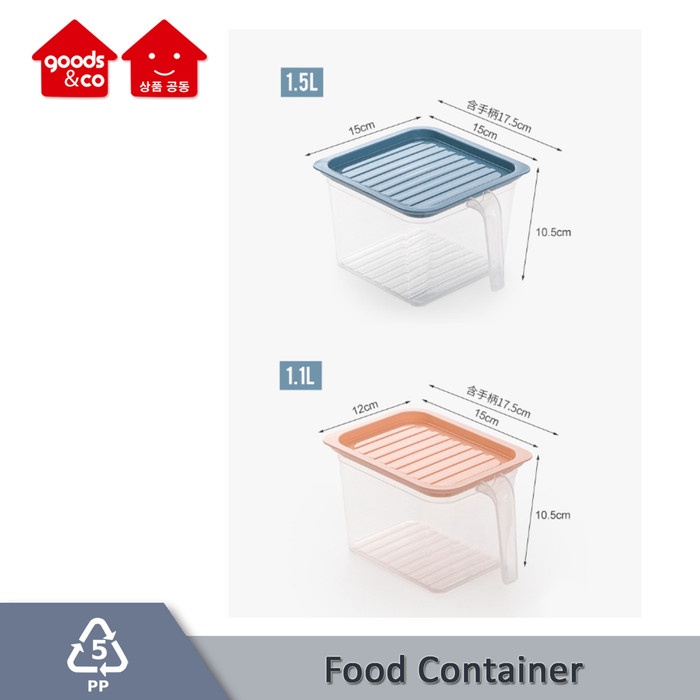 KEEP FRESH Kontainer Bahan Makanan Kecil /Food Container Food Grade