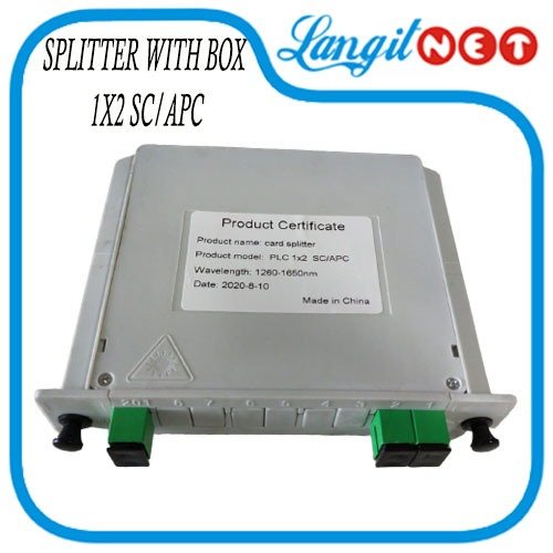 FIBER SPLITTER WITH BOX 1X2 SC APC