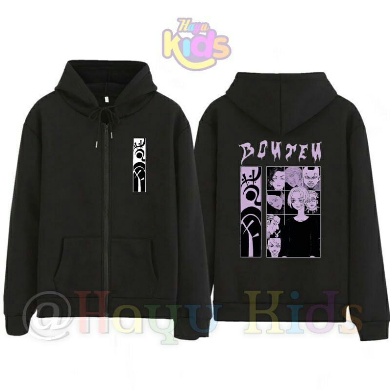 Sweater Hoodie Zipper Anak Bonten Tokyo Revengers Anime