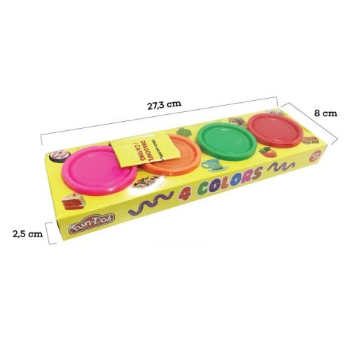 FUN-DOH 4 Colors Refill Lilin Mainan Anak