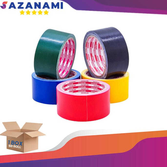 

1 Box LAKBAN KAIN 2 INCH X 8M SAZANAMI CLOTH TAPE WARNA #JNE TRUCKING