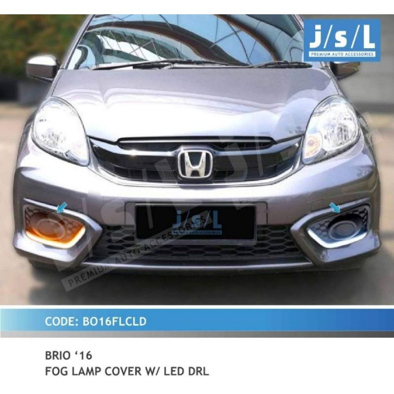 Cover Foglamp LED DRL New Brio 2016 - 2019