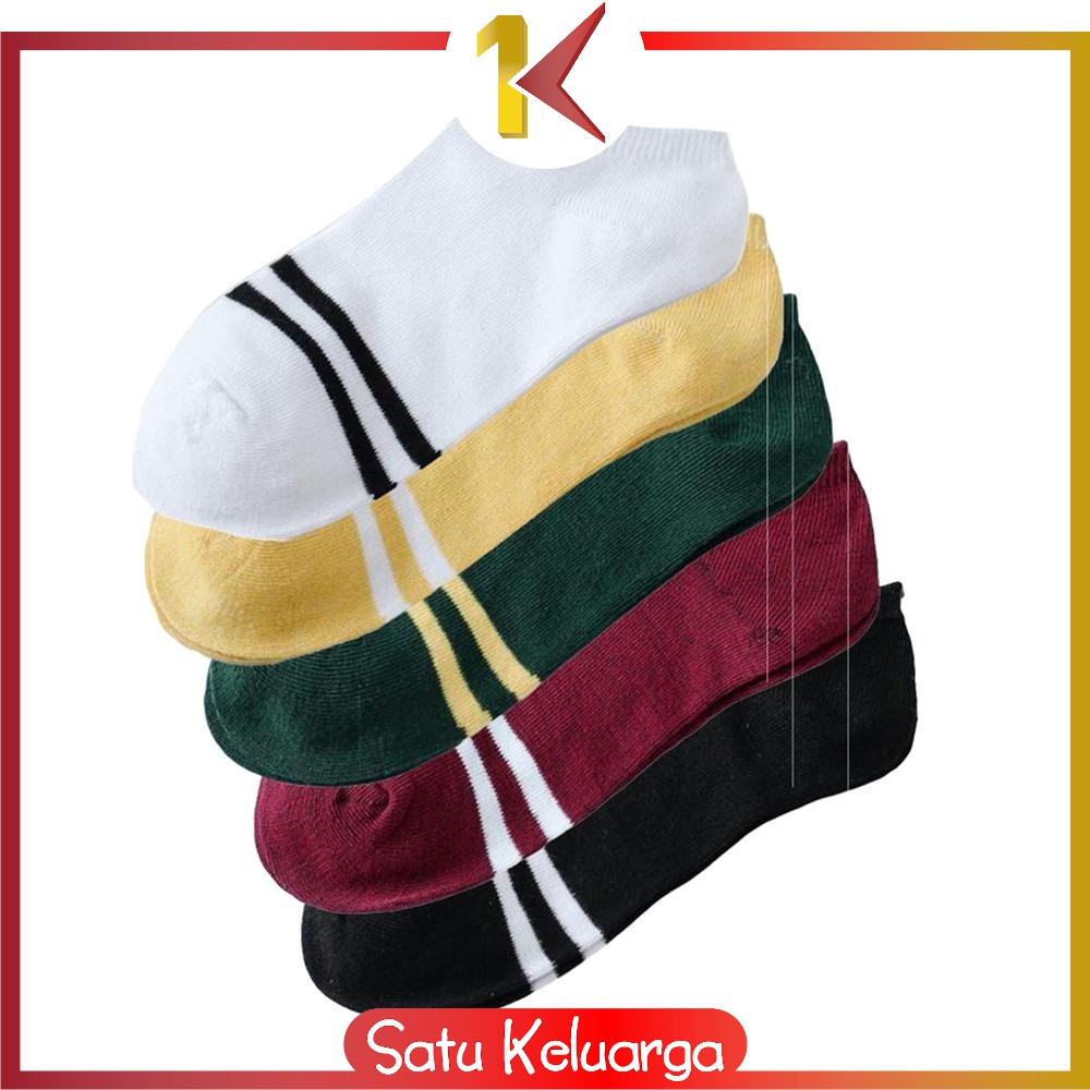 SK-P51-P54 Kaos Kaki Pendek Dewasa / Kaos Kaki Semata Kaki / Kaos Kaki Ankle Motif / Short Socks-4