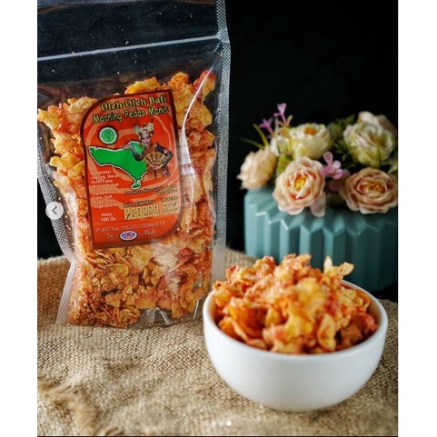 MARNING JAGUNG PEDAS MANIS, BAWANG, KEJU ENAKKK CAP RIRIS ASLI BALI 100GR