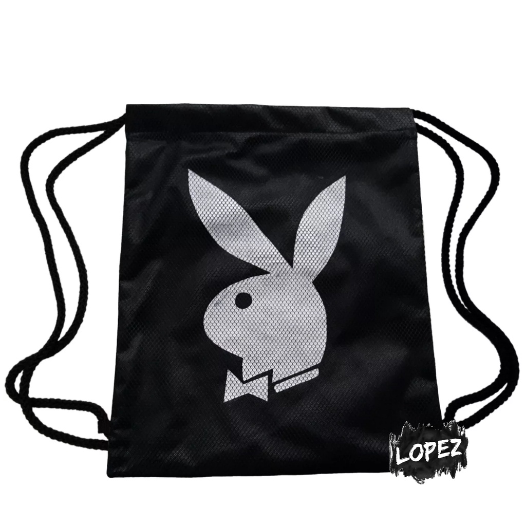 Tas Jaring Playboy / Goodiebag Bunny / String Bag Play Boy Kelinci Rabbit Lopez