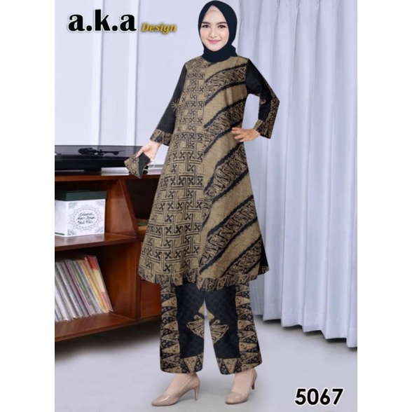 gamis batik viscose dan stelan batik viscose