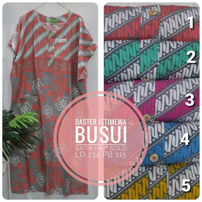 Best Seller # Daster Istimewa Batik Hap Solo Daster Jumbo Busui Batik Hap Solo