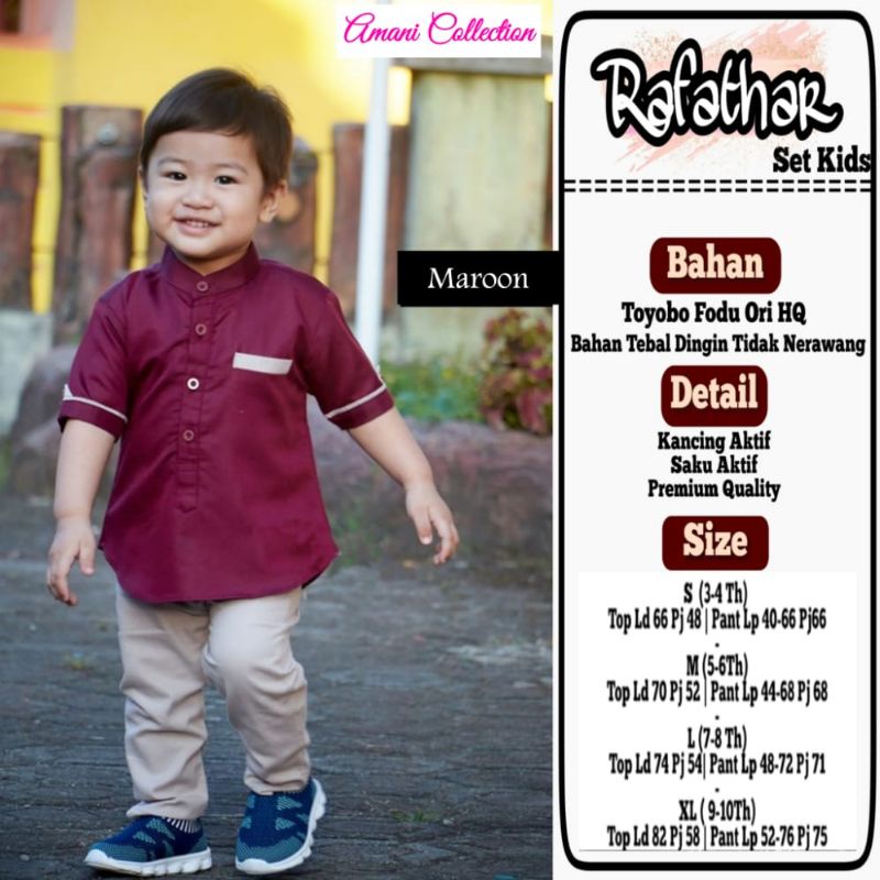 Set Koko anak laki-laki S.M.L.XL Arsyad Koko Set