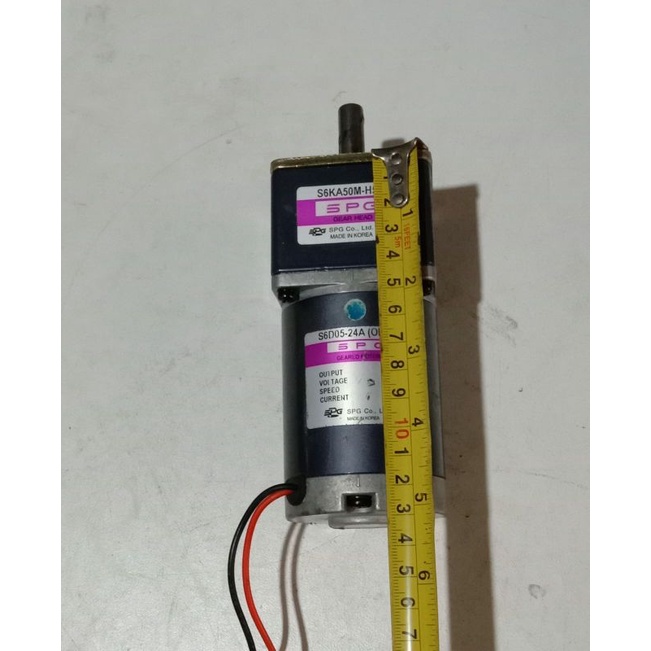 Dc Motor Gearbox SPG 24V Ratio 1:50 18Rpm