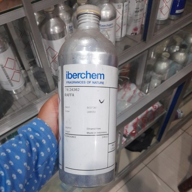 kaleng bekas parfum. iberchem