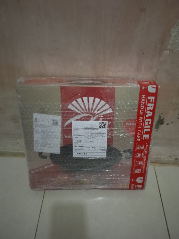 Maspion Wajan Rhio Wok 33 Cm - Wajan Besi Antilengket Ekonomis